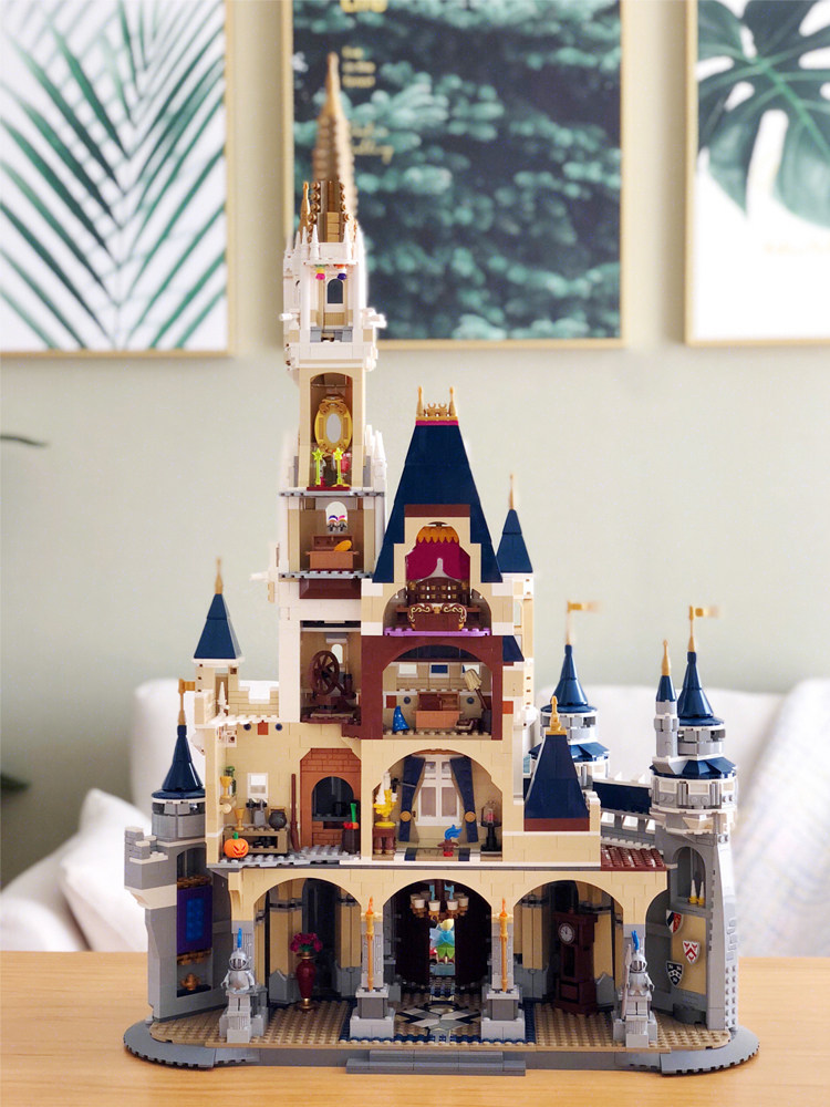 兼容乐高迪士尼城堡乐园拼装积木男女女孩子玩具公主梦建构