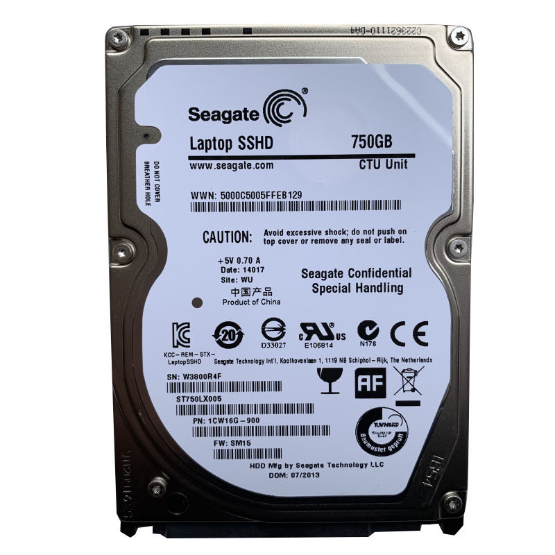 新款原装2.5寸希捷sshd固态混合4代32gssd机械硬盘