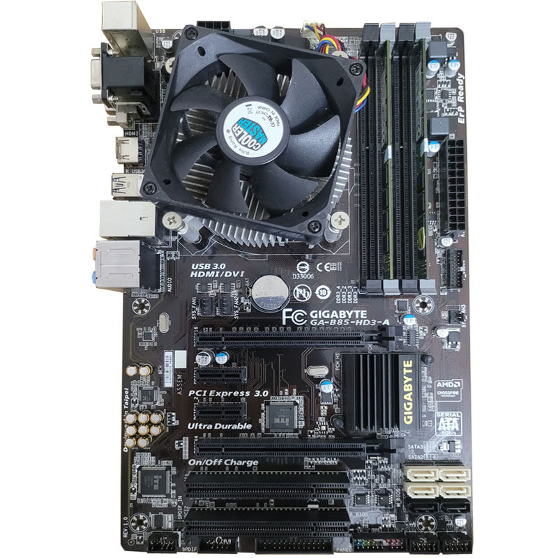 套装技嘉华硕b85大板主板i3i5e3配电cpu主板套装