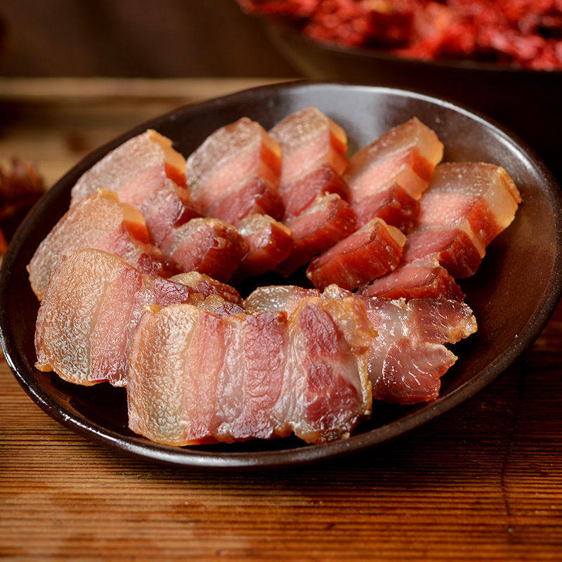 腊肉巴马正宗香猪腊香五花猪肉特色腊味400克腌肉