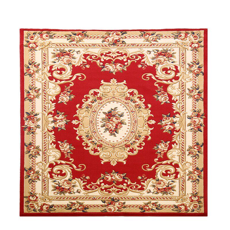 欧式地毯客厅沙发大小正方形茶几书房椅子地垫地毯