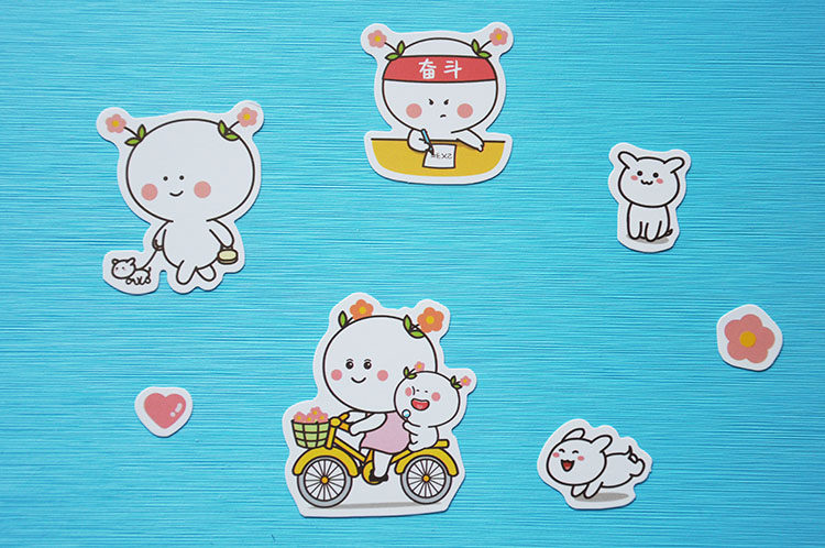 二花微信表情贴纸动漫周边官方正版动漫手表