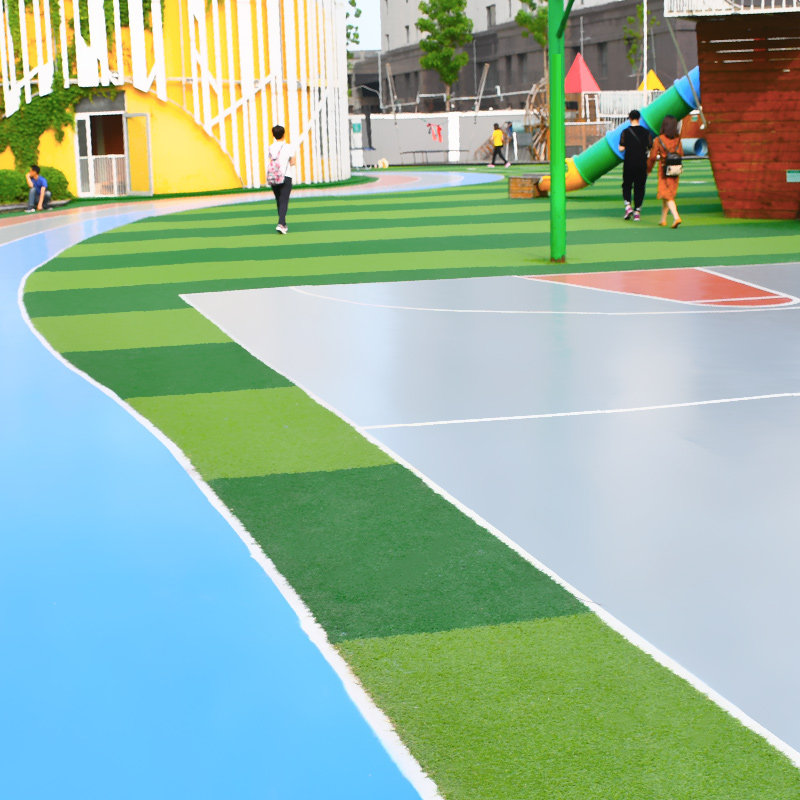 地胶博苑户外定制pu儿童地板环保防滑耐磨地板革