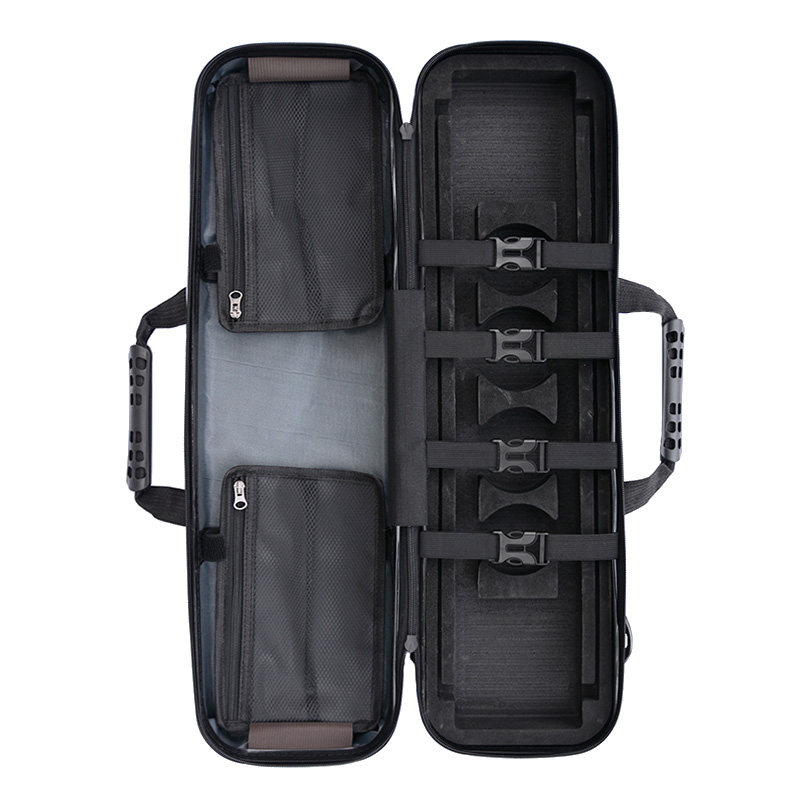 冰钓专用冬钓包硬壳大容量便携式eva竿包渔轮渔具渔具包