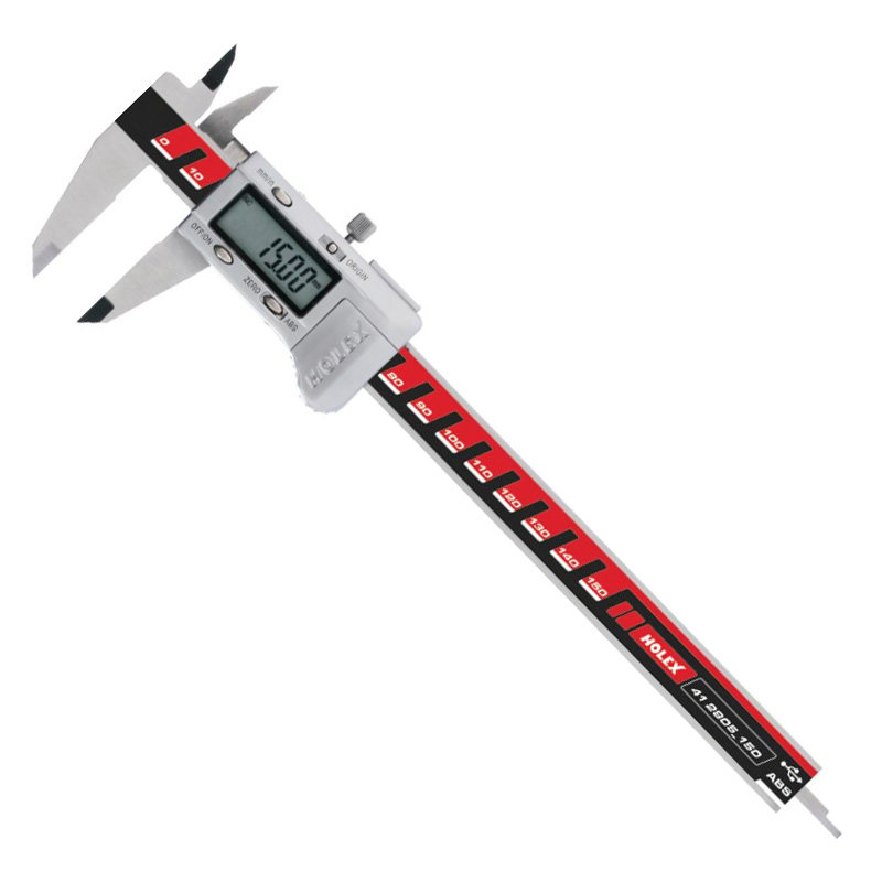 德国霍夫曼holex数显游标卡尺数据输出出端abs150mm游标卡尺
