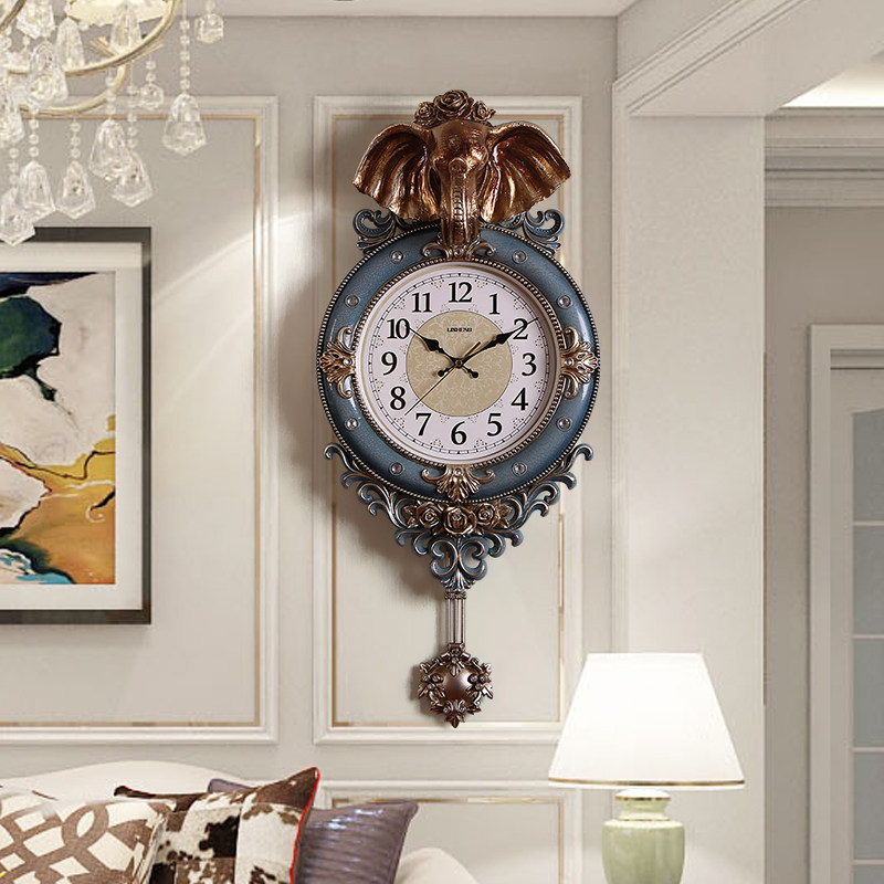 北欧轻奢石英石英钟钟表挂钟客厅家用时尚创意个性挂钟