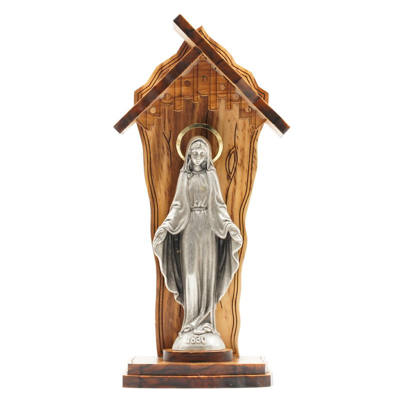 钟楼橄榄木圣像摆件圣像20x85厘米意卡米诺天主教圣物进口意大利