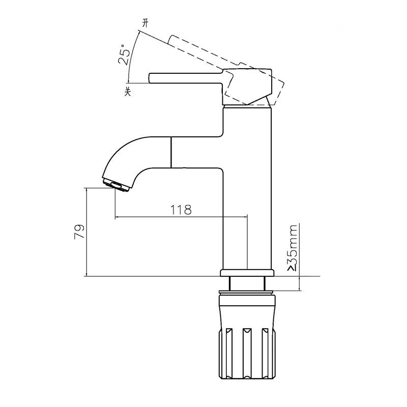 水龙头九牧面盆冷热洗脸盆洗手盆台盆旋转32287399面盆龙头