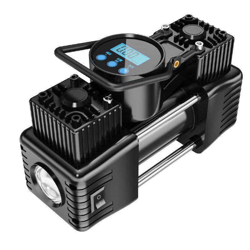 车载充气泵便携式打气气泵汽车冲气轮胎大功率电动车载充气泵