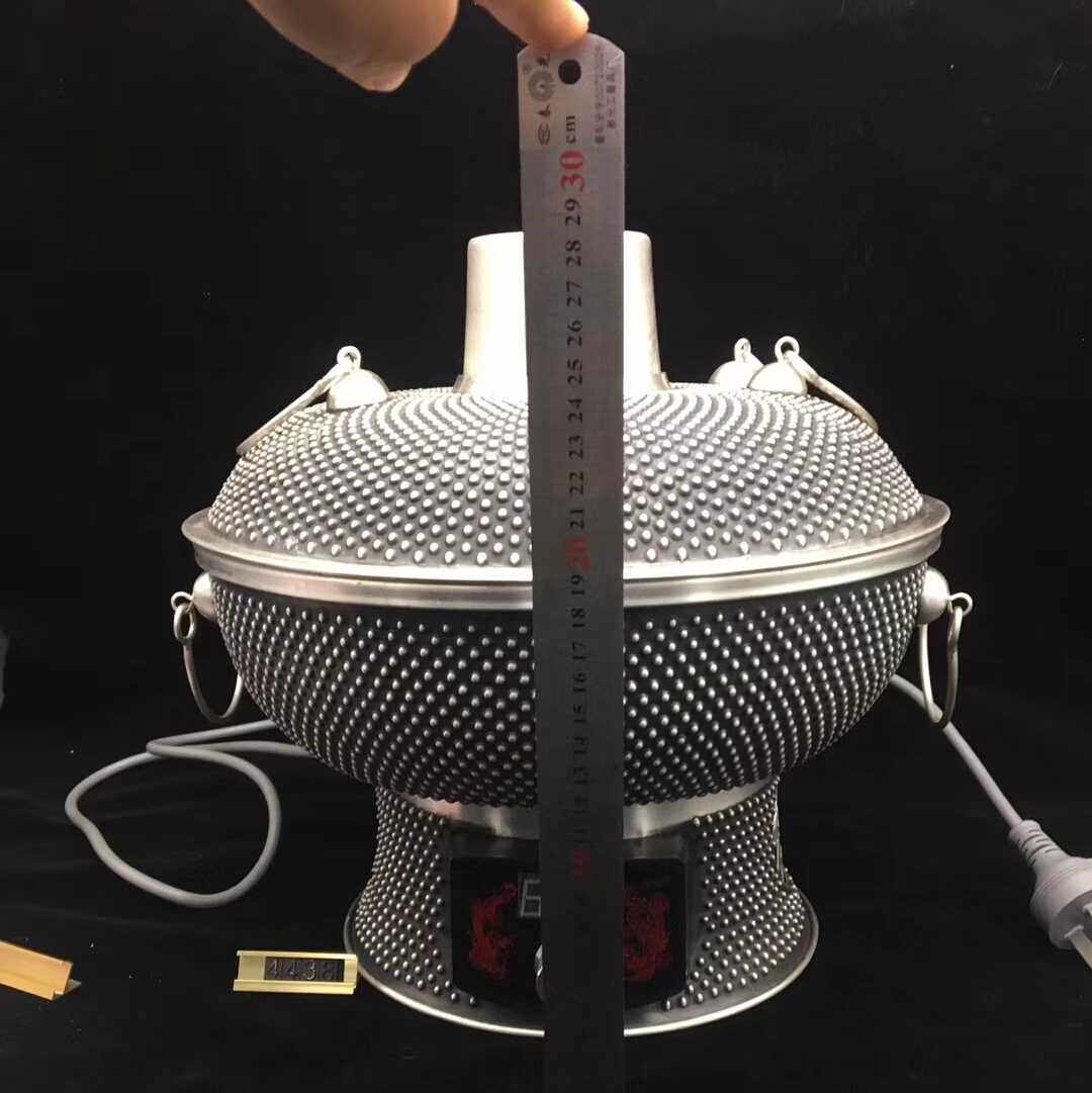 纯银火锅足银手工摆件餐具银锅礼品礼物火锅