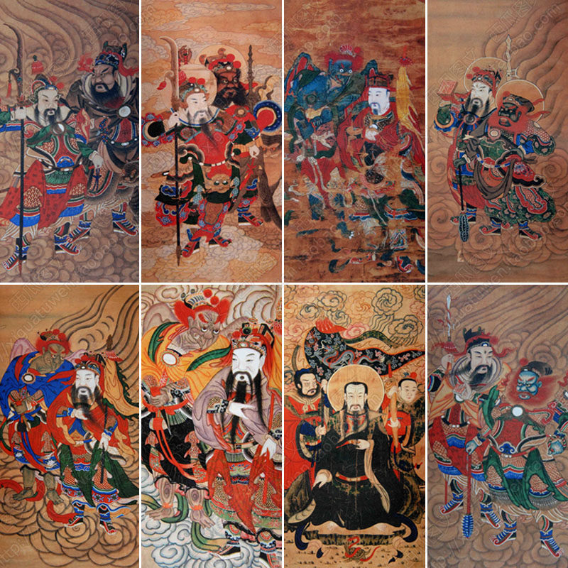 仙家画像传统文化神仙道教三清真武东岳大帝菩萨设计素材