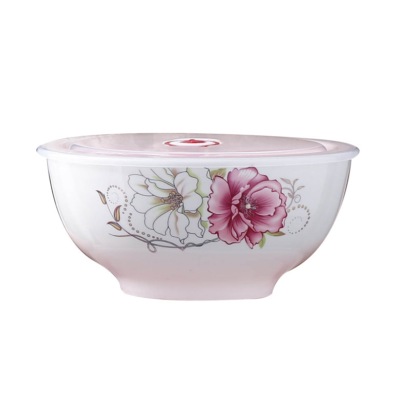 特大号面碗陶瓷瓷碗带盖泡面保鲜沙拉拉面上班族碗