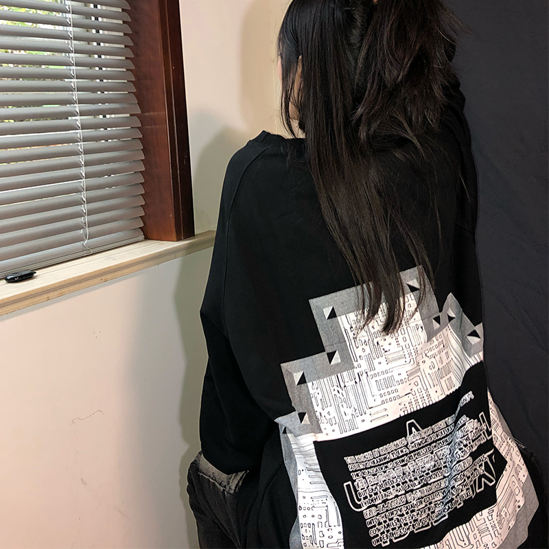 LIFE cavempt通灵塔无帽卫衣男女 日系潮牌CE情侣宽松落肩上衣潮