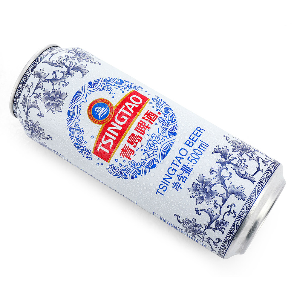 青岛市中国大陆地区青岛啤酒青花瓷中文版500ml12听包啤酒