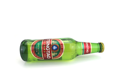 青岛啤酒高浓度山东特产小瓶狮子330l24出口啤酒