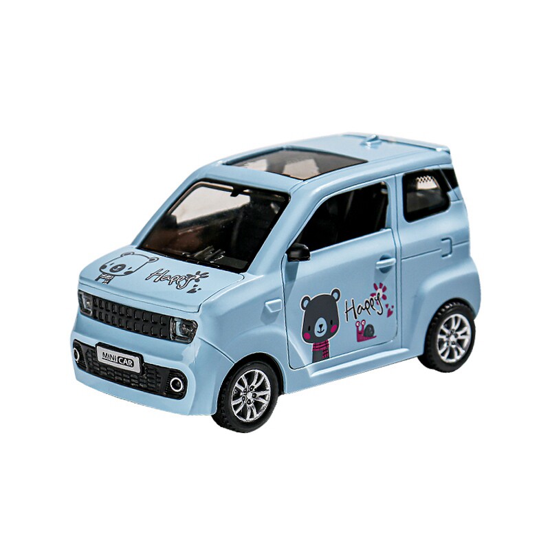 2022年新款五菱宏光mini小汽车车模仿真面包车玩具模型儿童玩具车 –