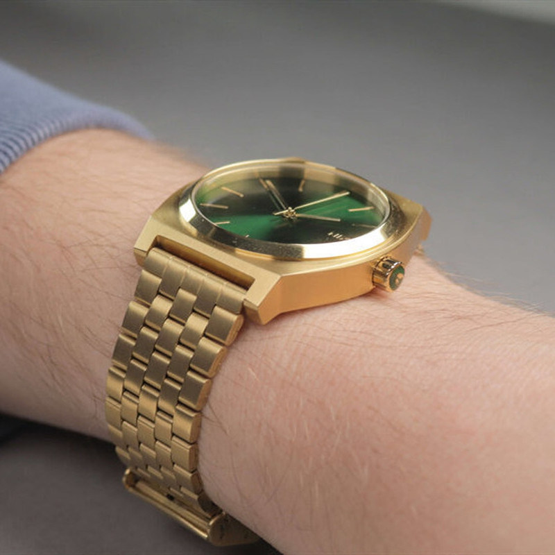 专柜正品nixon尼克松男女手表时尚方形金绿简约欧美腕表