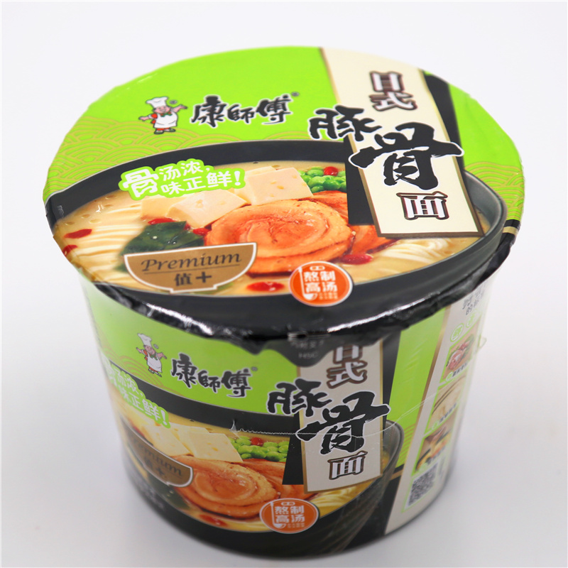 康师傅方便面日式豚骨109g12桶整箱高汤熬制快餐冲泡方便面