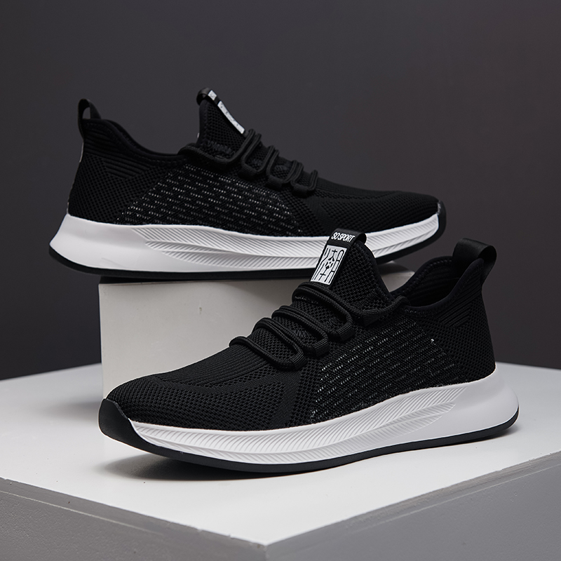 秋季新款百搭韩版网面潮流运动休闲鞋网鞋跑步鞋男鞋夏季透气潮鞋