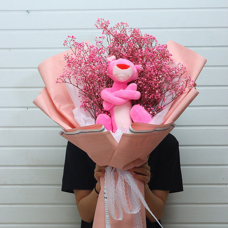 网红毕业零食花束大束成品干花创意抖音朋友创意礼盒