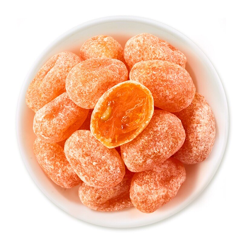 来伊份休闲一份果肉水果糖渍蜜饯桔果芙蓉金桔果金桔类制品