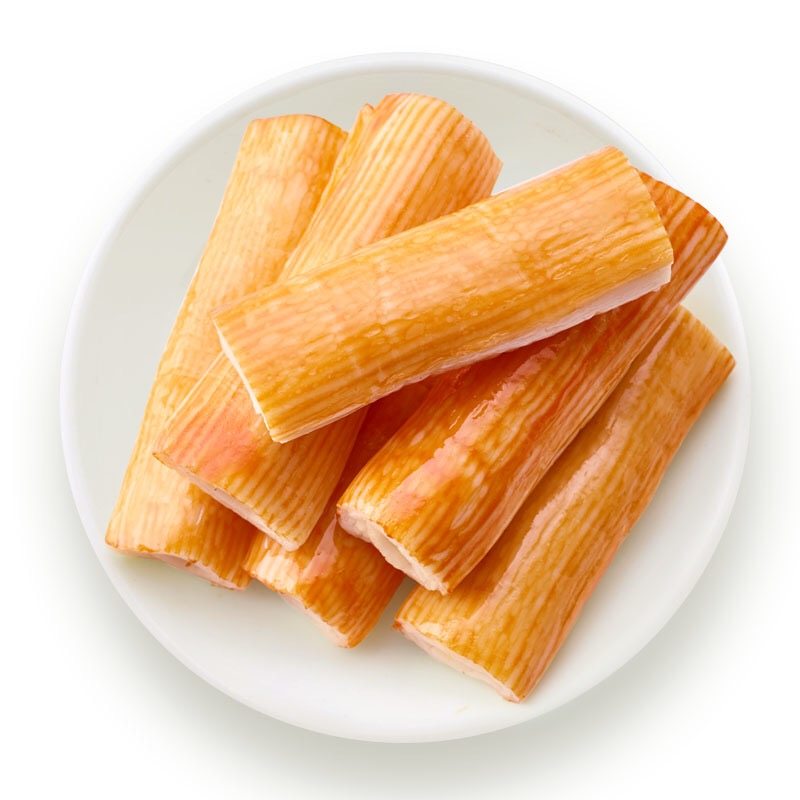 来伊份手撕蟹味250g小包包装鱼糜真空装蟹肉卷即食鱼零食