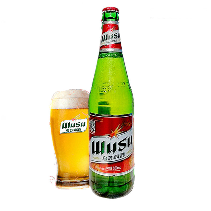 新疆啤酒夺命大乌苏啤酒620ml*12瓶装整箱 武汉同城配送 - 鑫阳光