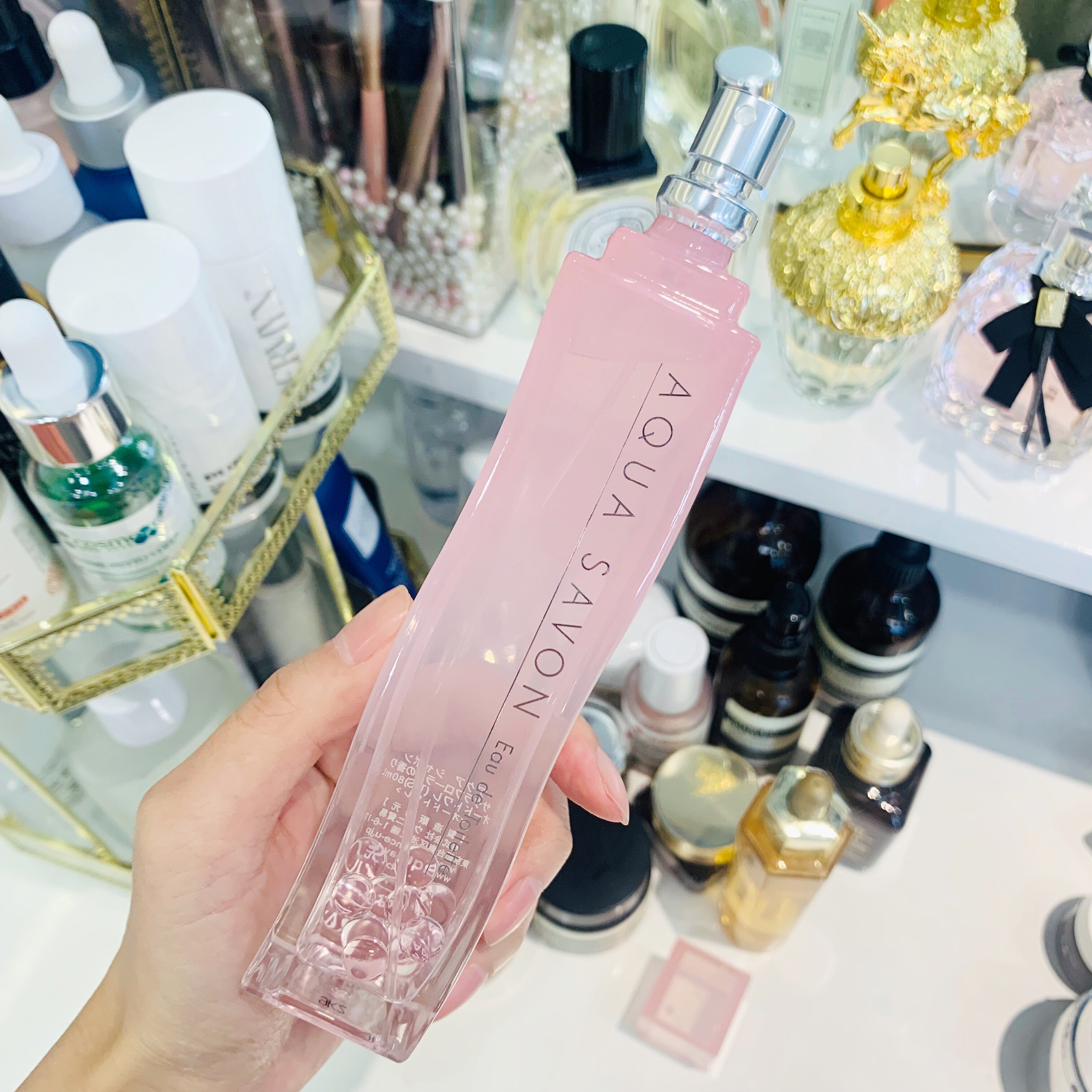 香水日本小众aquasavon春季限量樱花淡雅不撞香水
