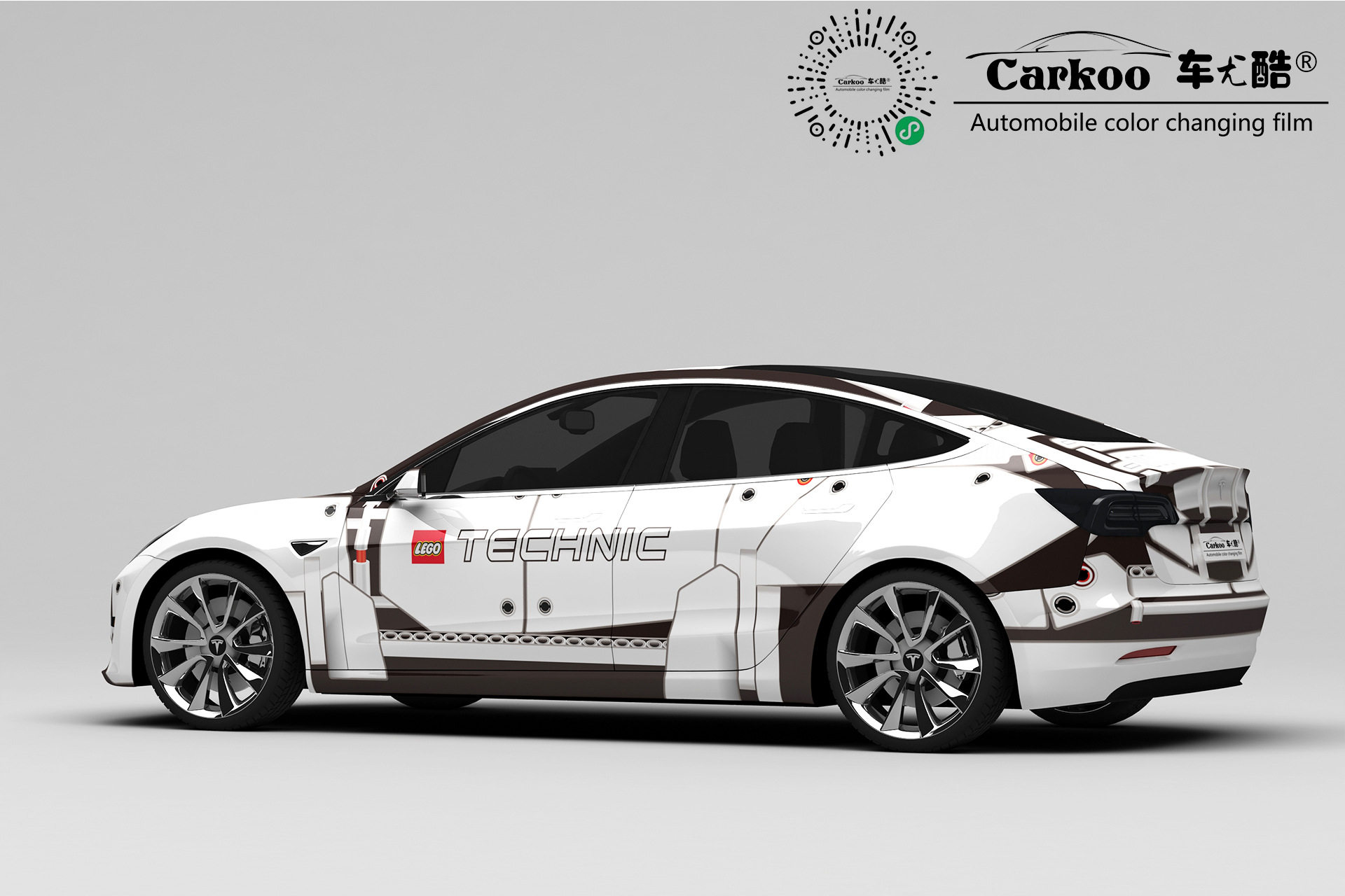 汽车彩绘车尤膜汽车改色膜涂鸦个性改装车渐变改色膜