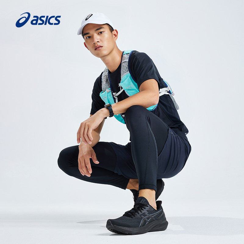 asics亚瑟士gt200012男子稳定支撑专业跑鞋黑色减震回弹运动鞋