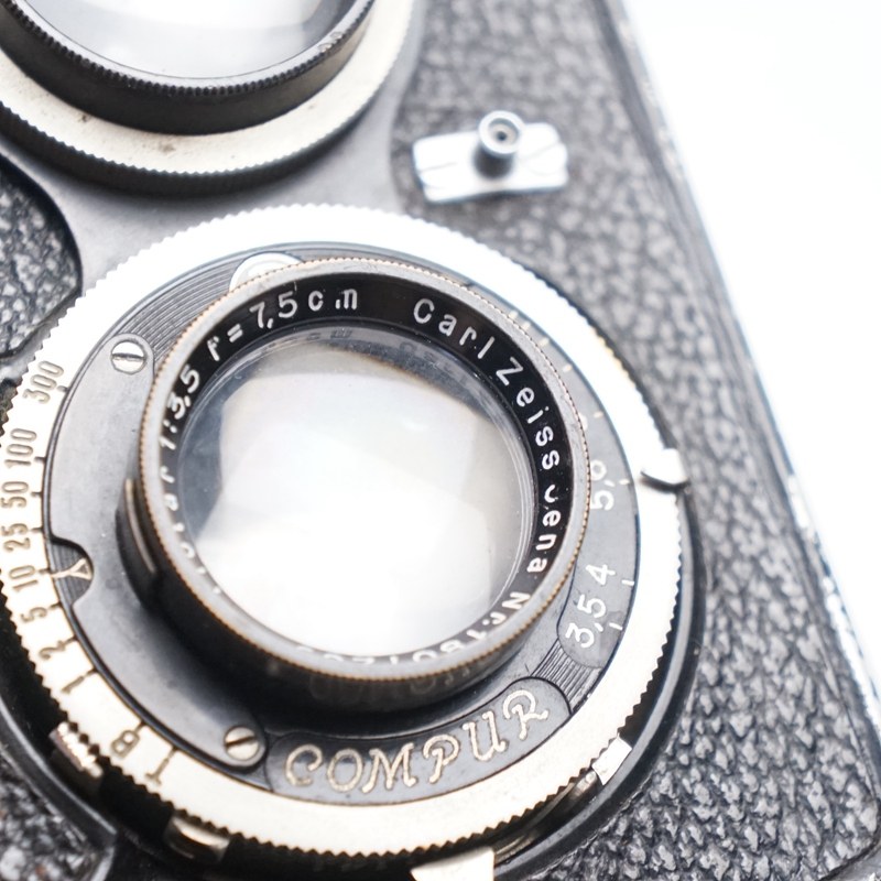 德国30年代禄莱双反相相机rolleicord蔡司35双镜头古董大中幅相机