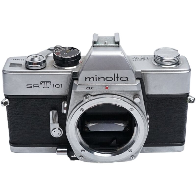 md口美能达srt101super钢铁坦克全金属纯机械135胶片单反照相机