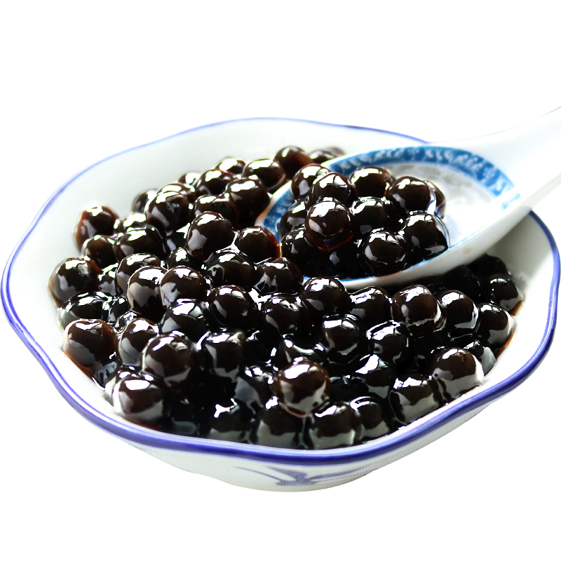 八闽好珍珠奶茶用的珍珠黑波霸煮黑糖粉圆专用台湾樱花免琥珀珍珠