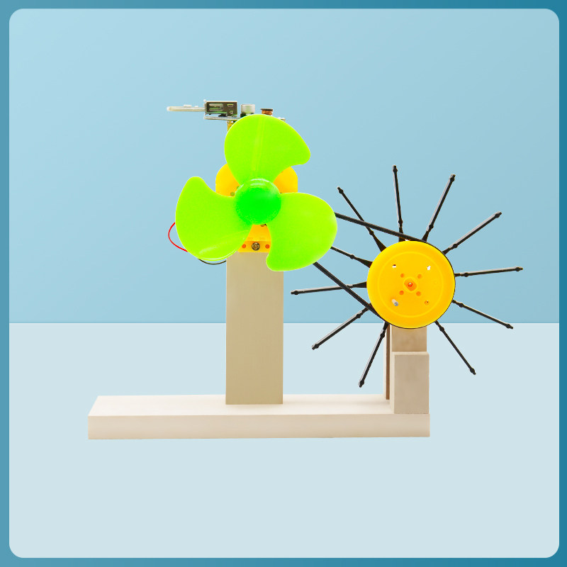 水轮发电机模型diy手摇中小学生手工科技制作小发明科学实验