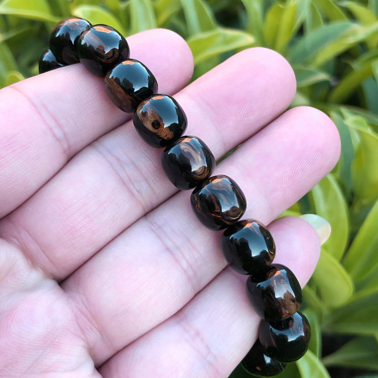 天然保真海柳手串男女女士情侣父母朋友佛珠桶珠手串