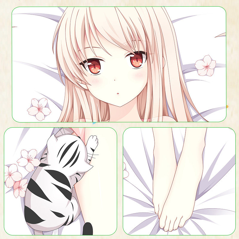 绝对萌域 樱花庄的宠物女孩椎名真白动漫周边长款枕头等身抱枕套