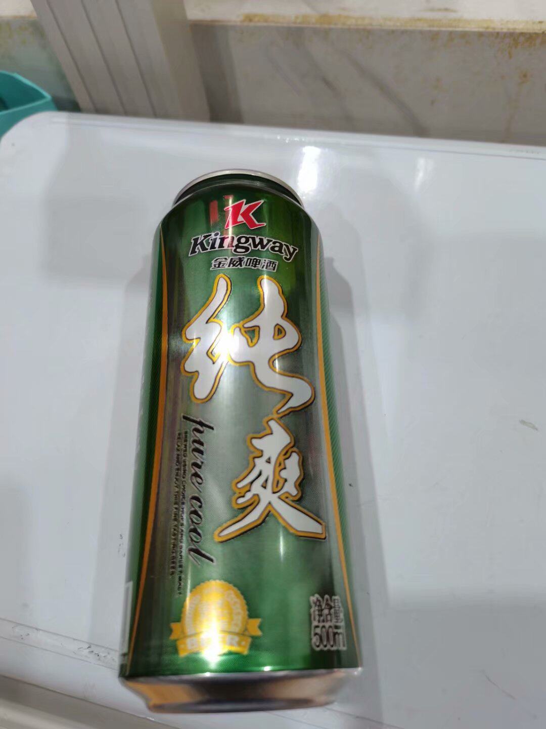 新货雪花金威纯爽啤酒整箱12罐500ml绵阳城区饮用水