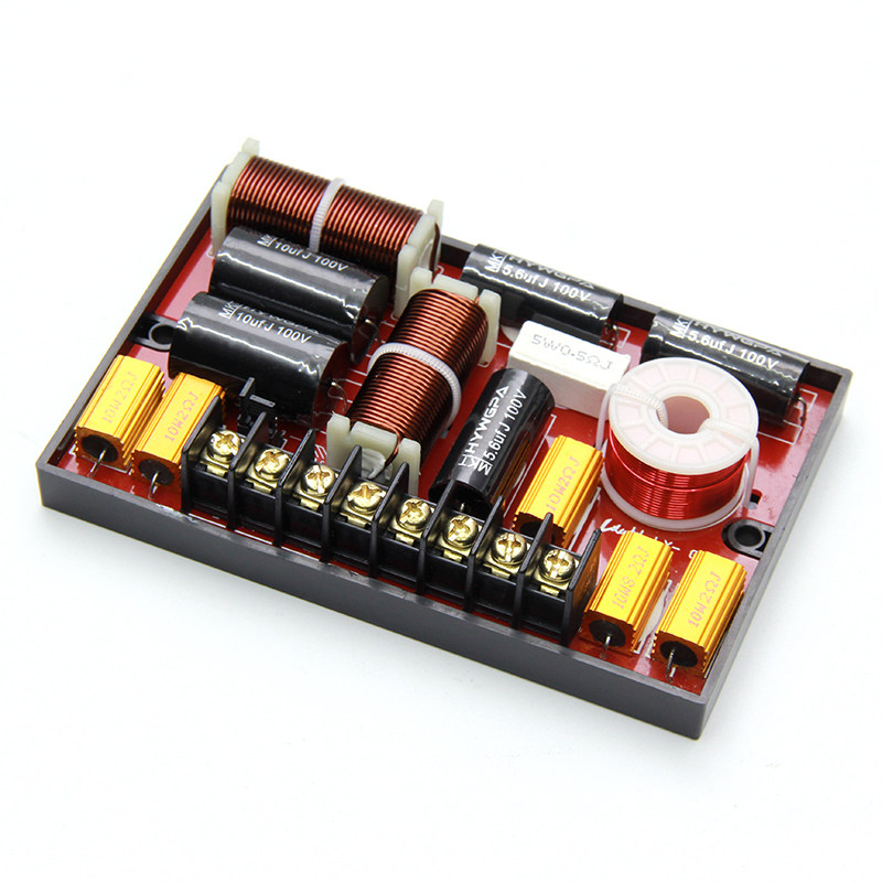 发烧升级进口全靓声电容车载汽车音响二分车用喇叭分频器