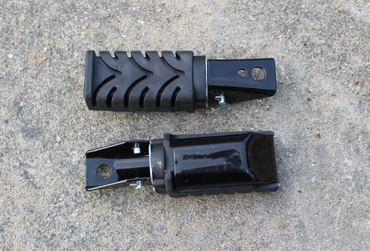 摩托车脚踏gs刀仔太子加厚脚蹬骑车脚架踏板摩托车脚踏板