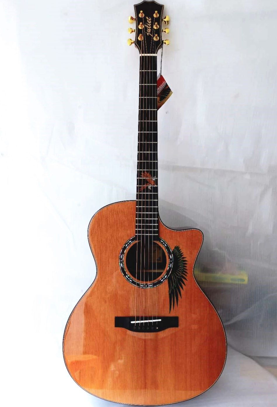 吉他全单民谣红松玫瑰朱丽叶新款t9t9吉他民谣吉他