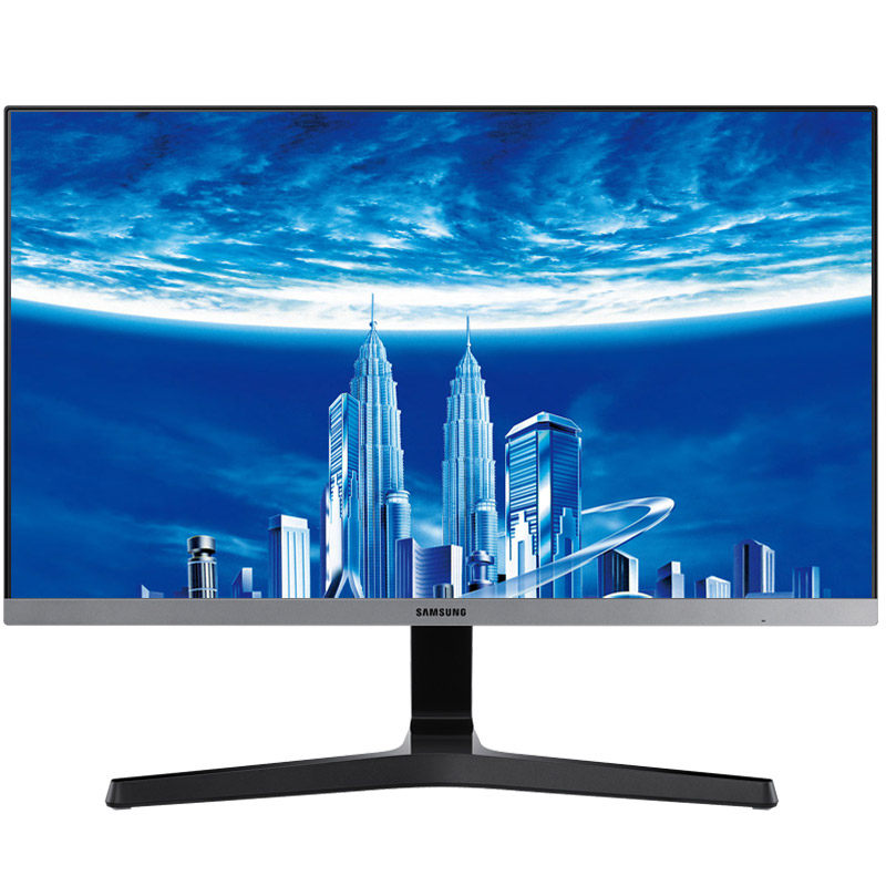 三星s24r350fhc 23.8英寸液晶显示器75hzips窄边框电脑高清显示屏