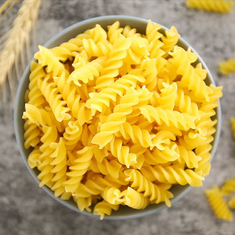 进口意大利面条螺丝500g螺旋形意面意粉通心粉速食意大利面