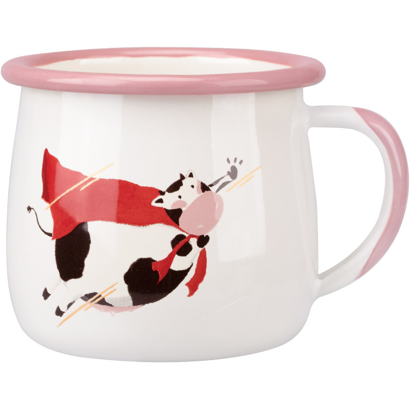 树可珐琅元气犇犇杯带盖水杯可爱搪瓷杯50元左右送女生闺蜜礼物