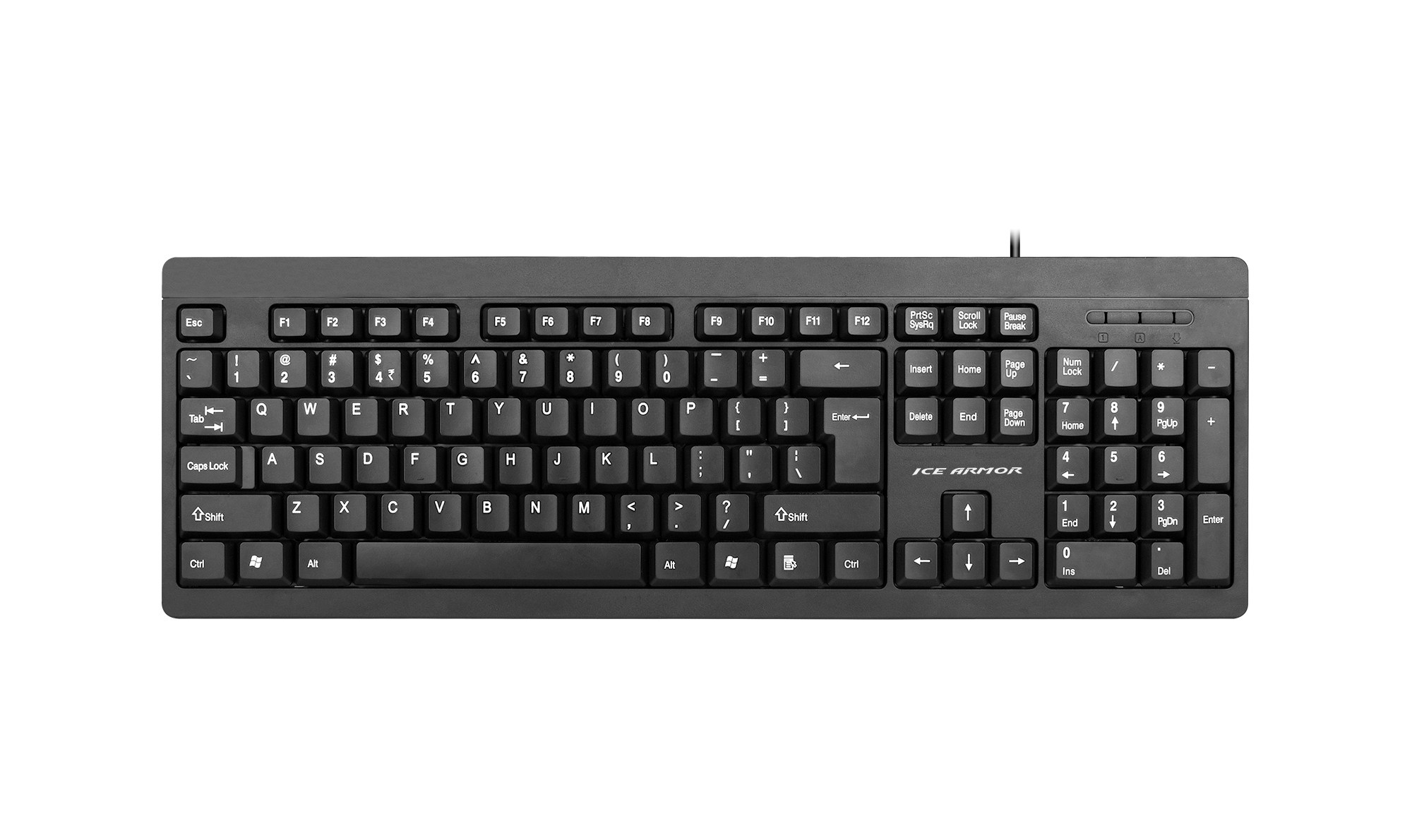 台式有线键盘笔记本电脑家用办公游戏商务ps2圆口键盘