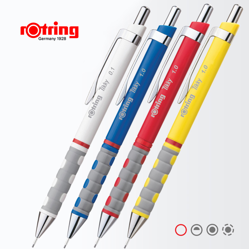 德国rotring红环Tikky写不断芯自动铅笔0.3/0.5/0.7学生可爱书写制图设计活动铅笔男女小学生儿童按动铅笔 - 图2