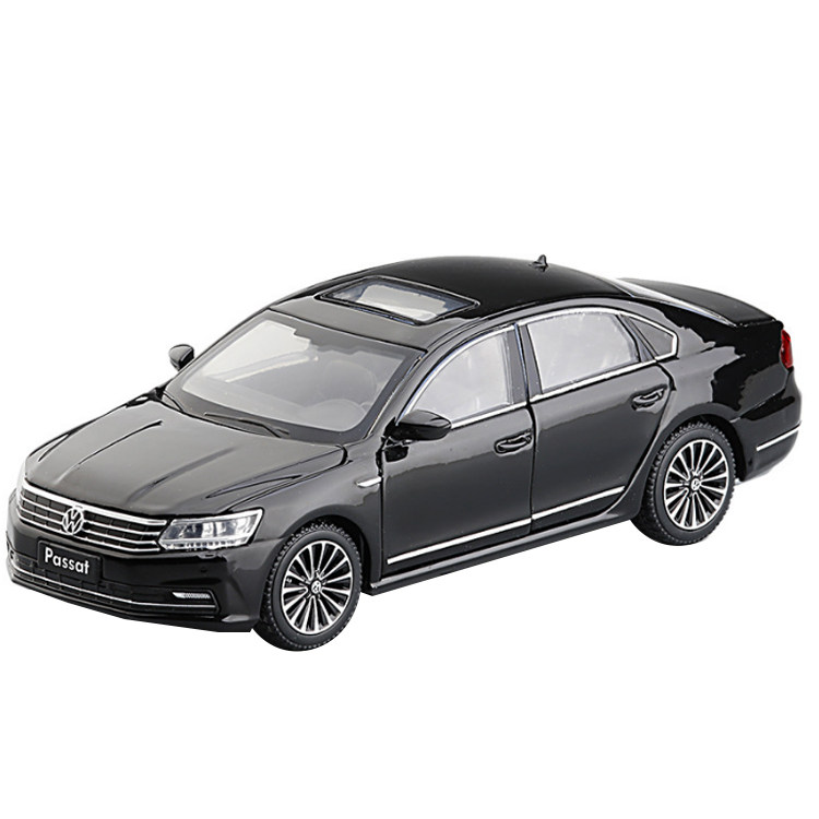 大众帕萨特金属汽车模型仿真声光转向避震儿童玩具收藏车模