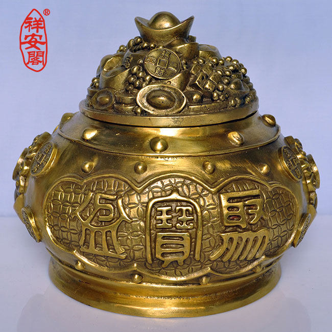 祥安阁聚宝盆摆件