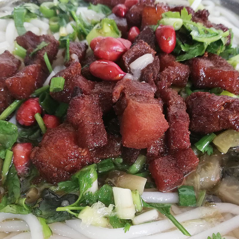 贵州软哨贵阳新鲜粗粉细粉米粉一碗全店任选冲泡方便面