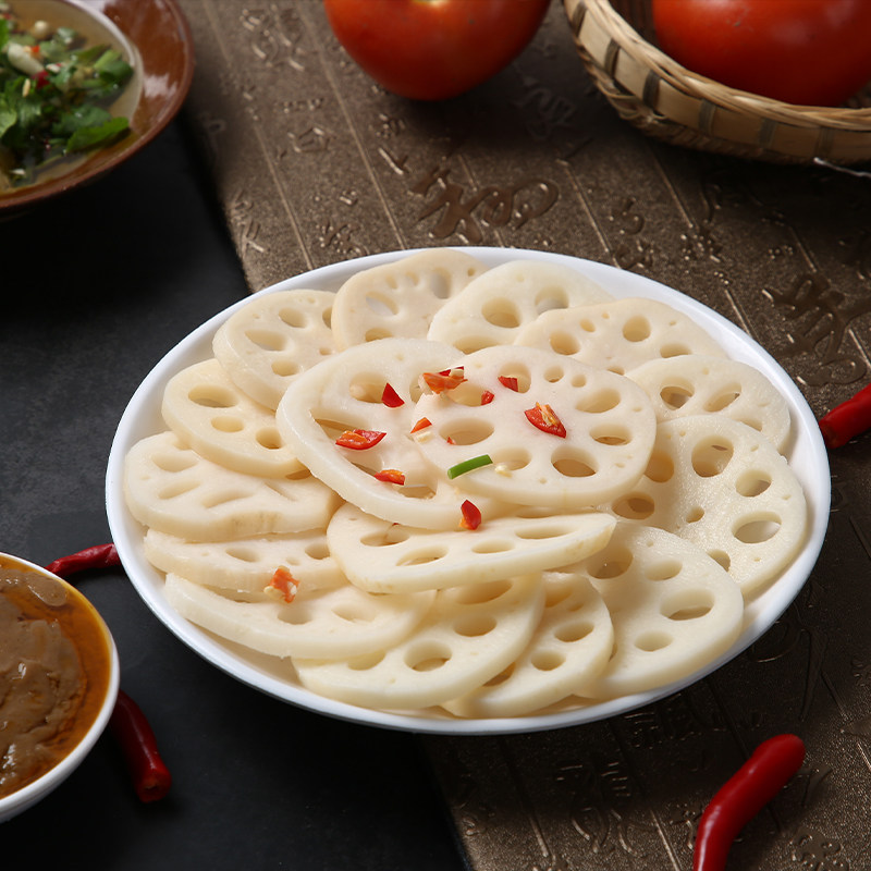 食材火锅小七生鲜藕片莲藕菜品烧烤麻辣烫脆藕莲藕