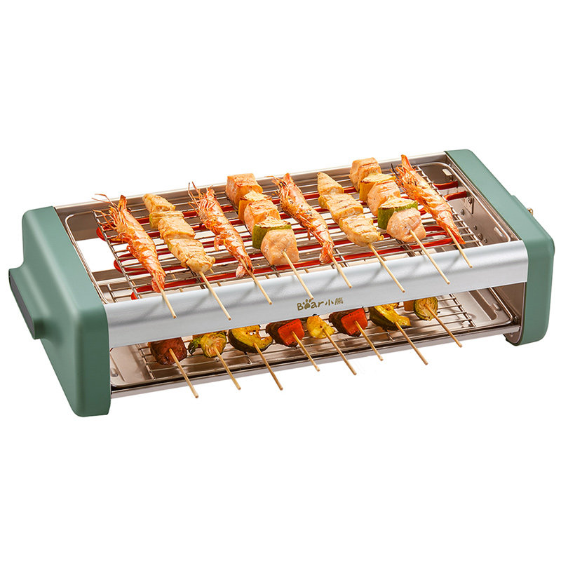 小熊烤炉家用烧烤机无烟烤肉盘电烤盘多功能烤串机烤串机